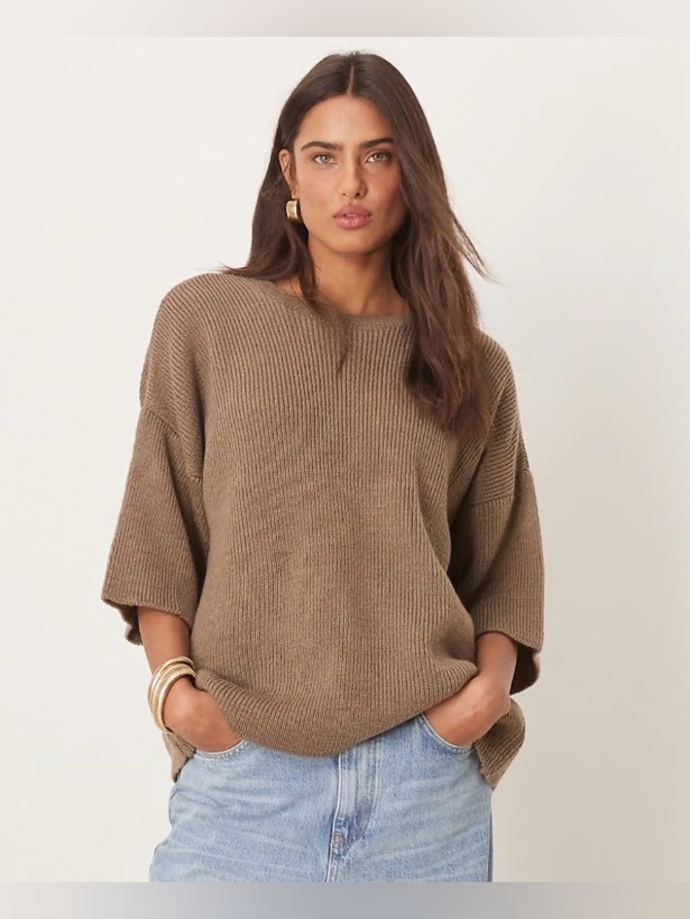 ASOS Design Oversized Chunky Knit Sweater